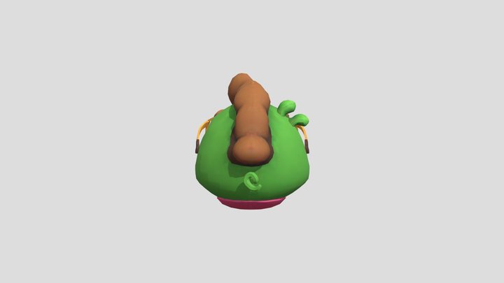 Angry Birds Go! Dealer Pig 3D Model