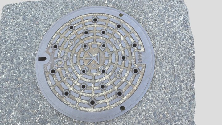 マンホール 3D Model