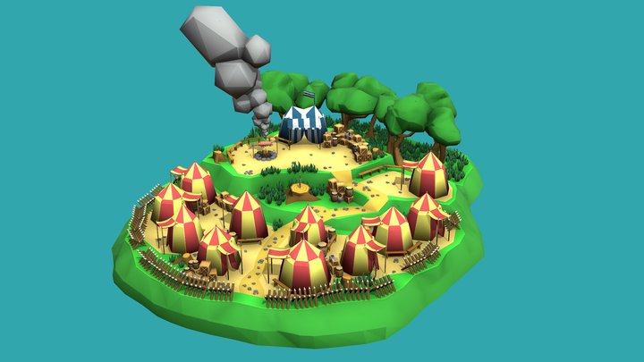DAE - Simple Scene 3D Model