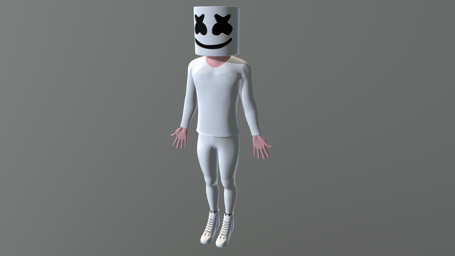 Marshmello - 3D model by CameronN [c5247ab] - Sketchfab