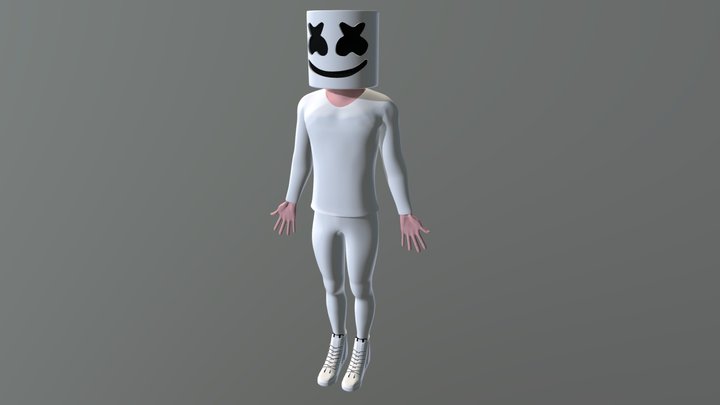 Marshmello on sale 3d images