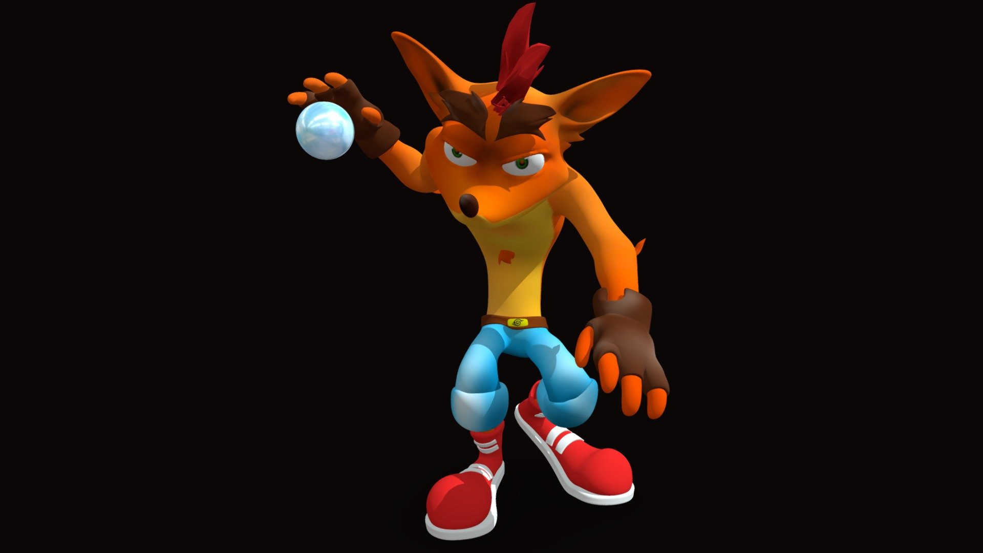 Crahs bandicot-naruto