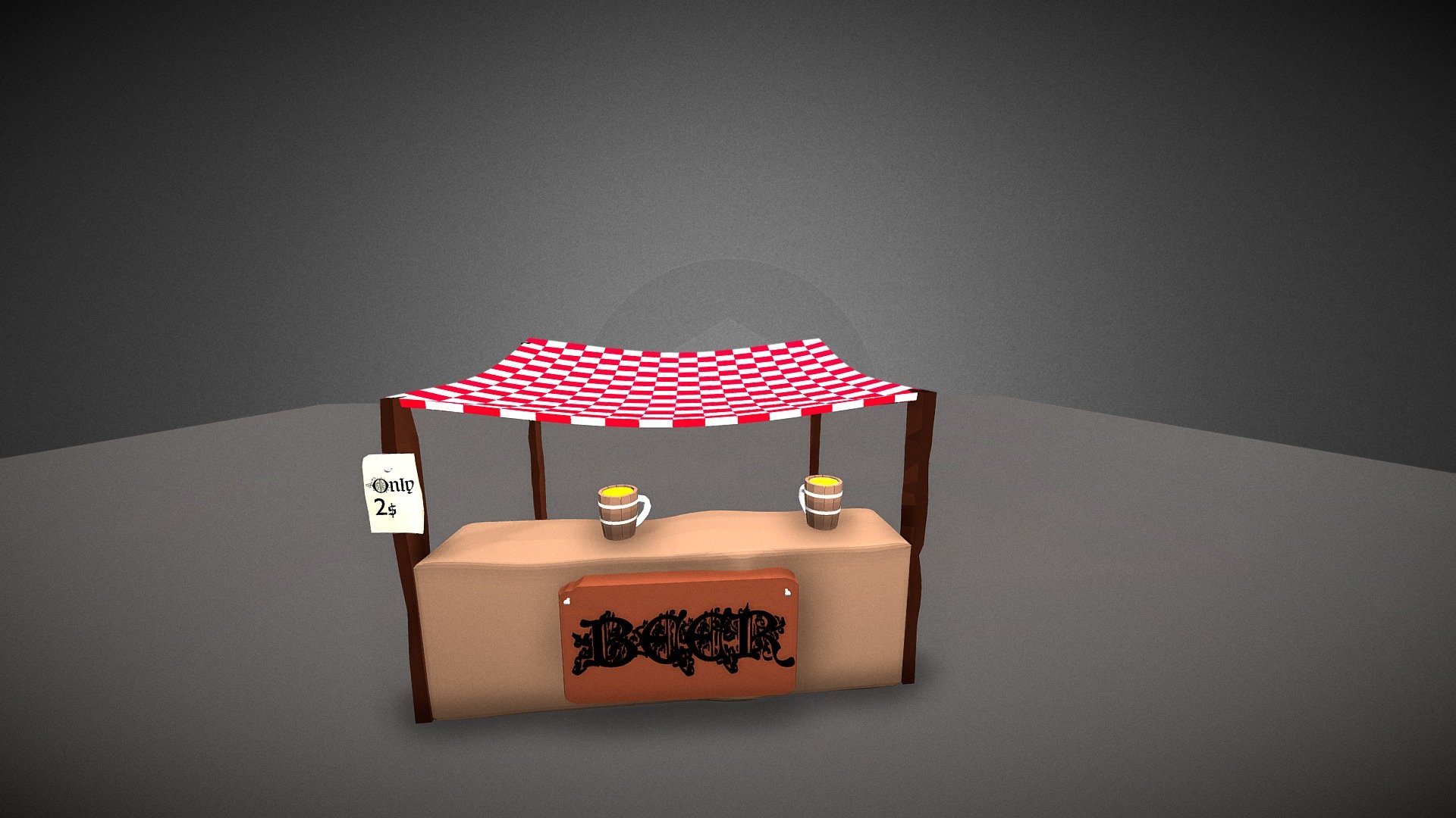 LowPoly Beer Shop