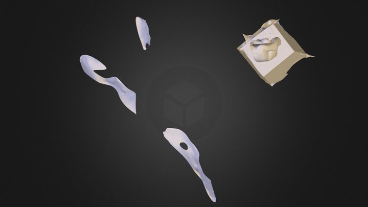 Seated Figure 3D Model