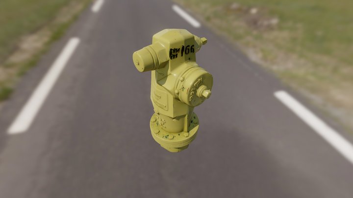 Hawaii Hydrant 3D Model