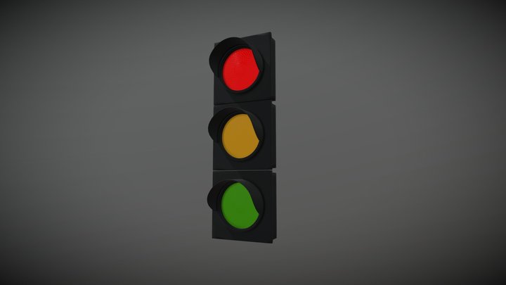 Traffic Light - 3D Asset 3D Model