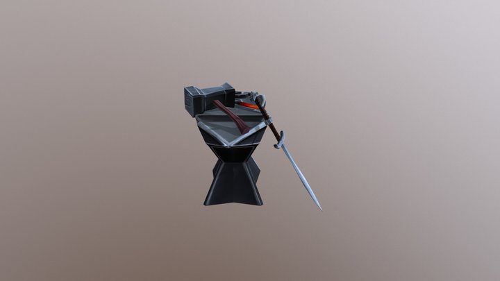 Blacksmith Items (VILLAGE PROJECT) 3D Model