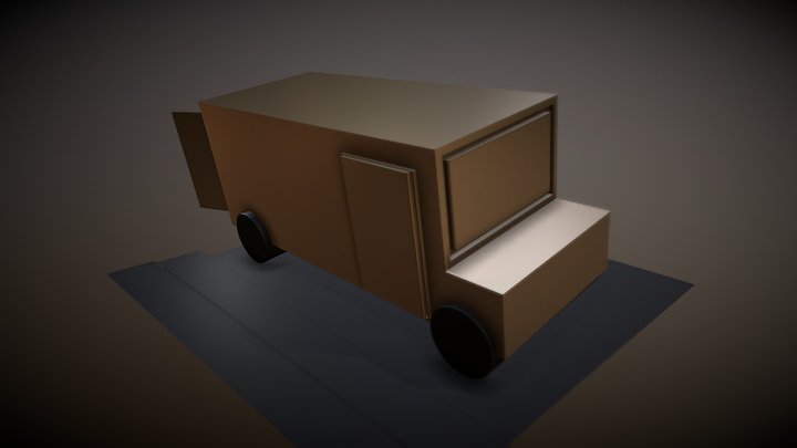 Run Away Truck 3D Model