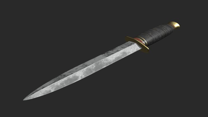 WW2 British Dagger WIP 3D Model