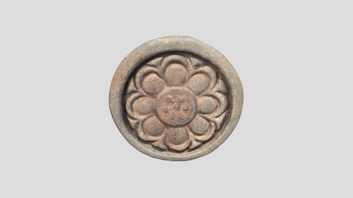 연화문수막새A 3D Model
