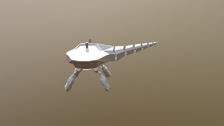 Scavenger_Stingray_Drone - Kyle Gratty 3D Model