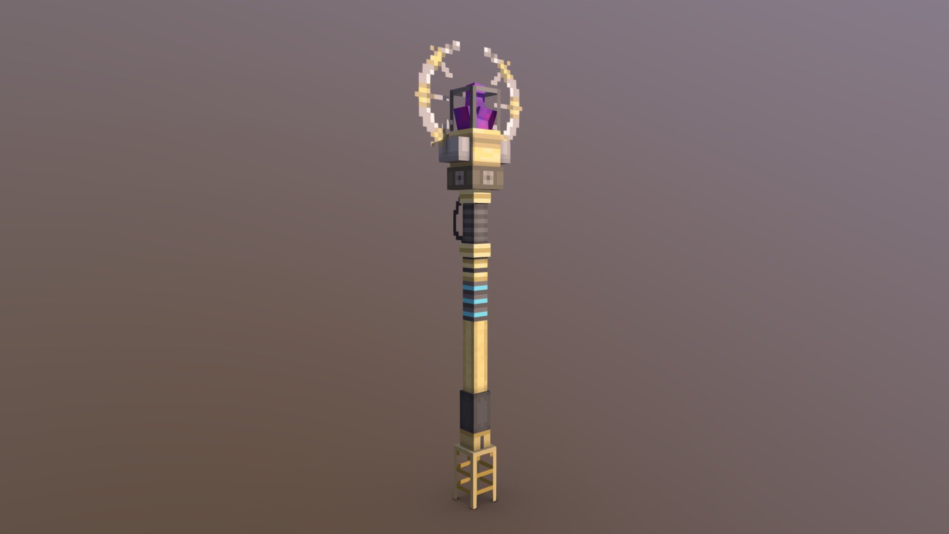 Lightning Staff Craftstudio Model 3d Model By Blockshot Network