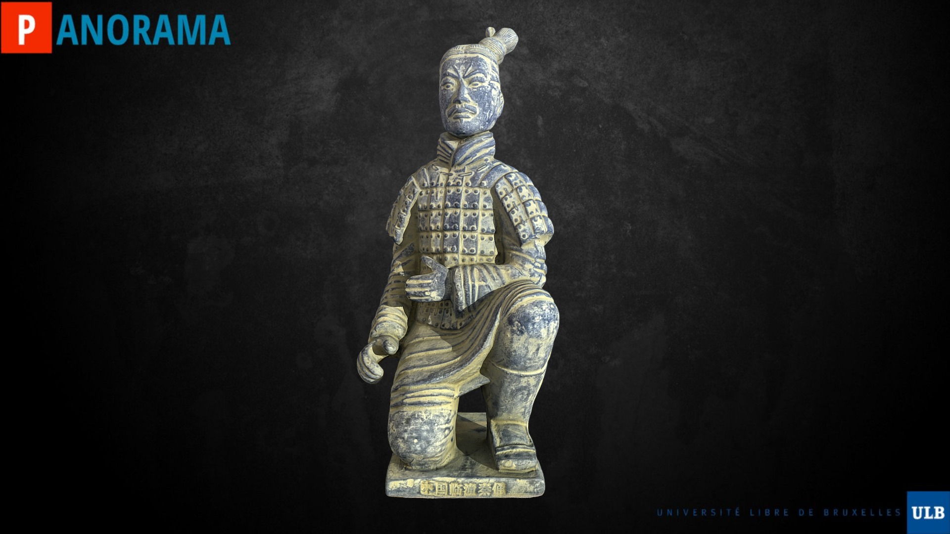 3D model Statuette Qin - This is a 3D model of the Statuette Qin. The 3D model is about a statue of a man.