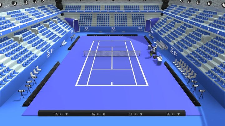 Tennis Stadium - 3D Model 3D Model