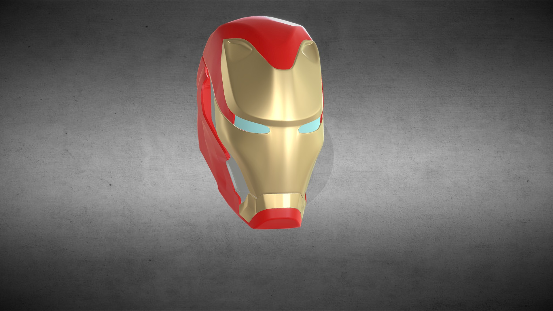 Iron Man Mark 7 simple 3D design