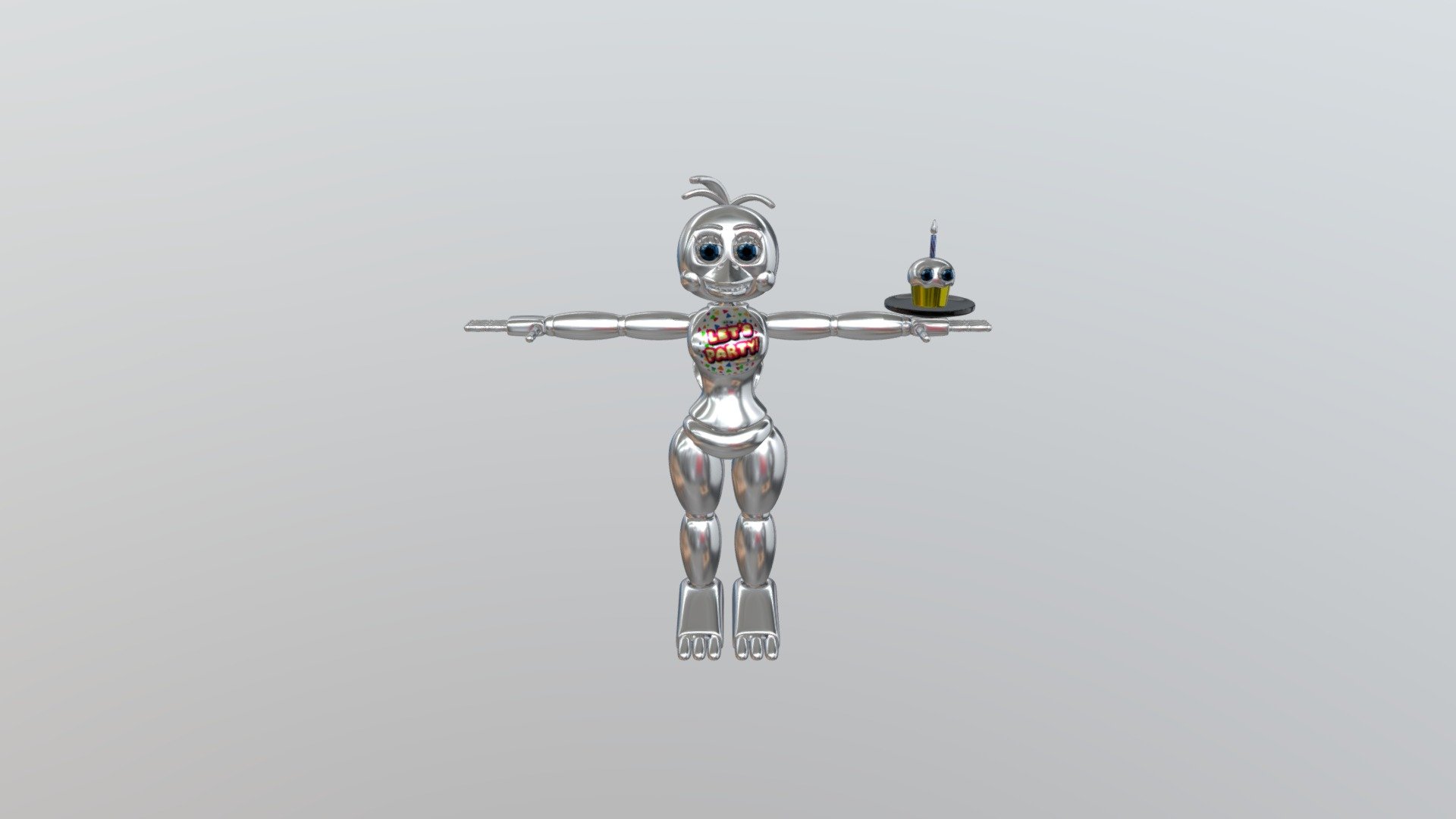 Stylised Toy Chica - Download Free 3D Model By Cade (@cklein) [c52a60c ...