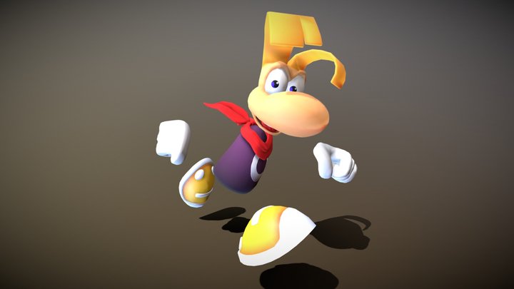 Rayman (Rayman 2 Promo Art) 3D Model