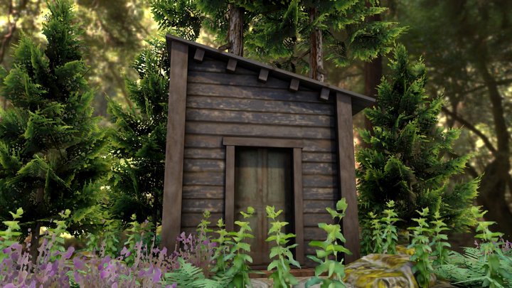 Forest Hut – Free 3D Model STL