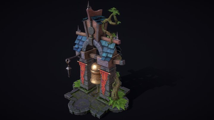 BellTower 3D Model