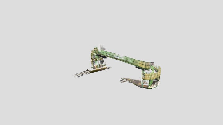歩道橋 3D Model