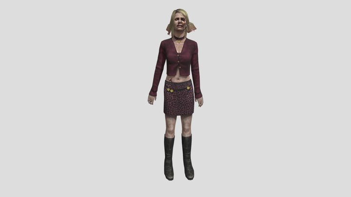 Dead Maria 3D Model
