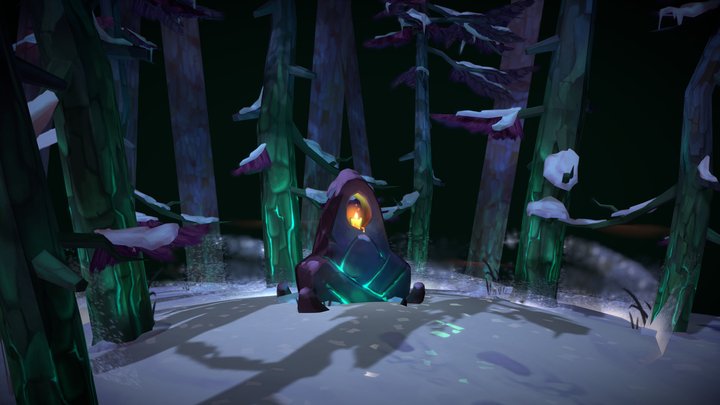 Enchanted Forest 3D Model
