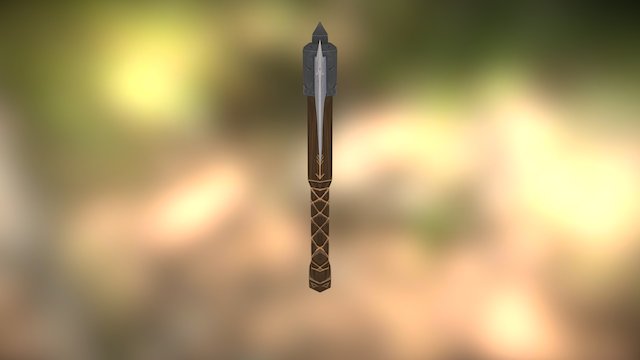 Axe Model Painting Excercise by fiptrix 3D Model