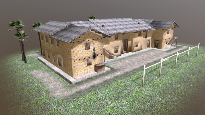 Rural buildings in southern China 3D Model