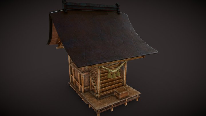 Japanese Shrine 3D Model