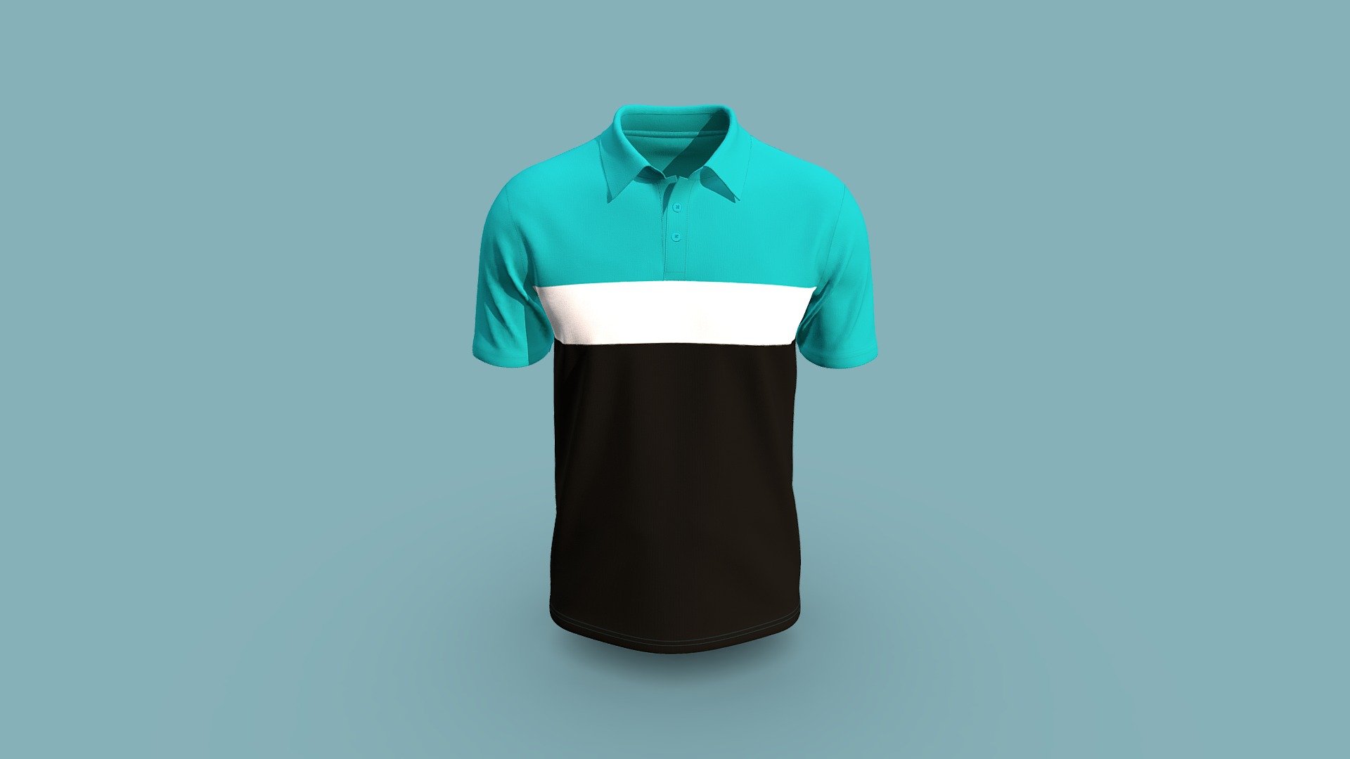 Polo Shirt Design - Buy Royalty Free 3D model by Digital Fashionwear ...