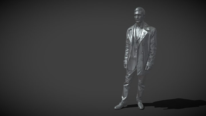 Man in the Coat 3D Model