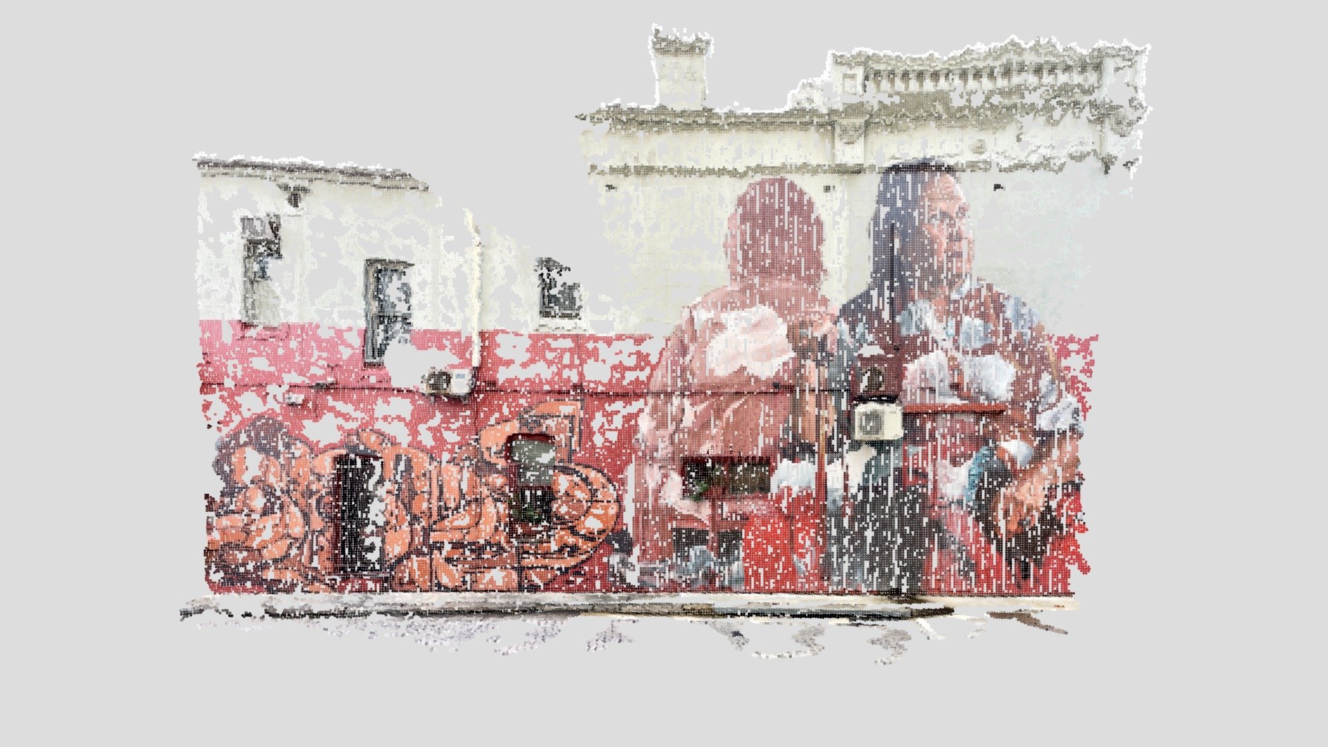 POINT CLOUD Mural by Fintan Magee