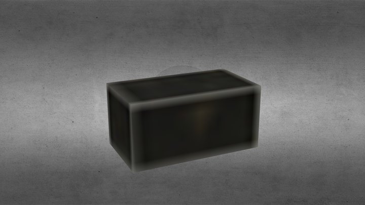 Old Wood Chest 3D Model