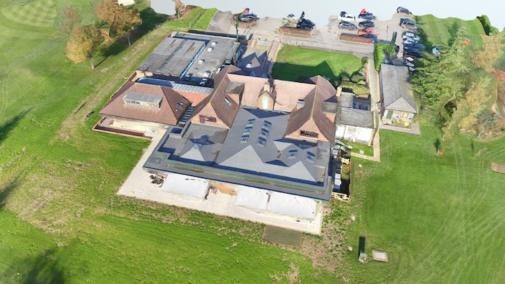HGC roof model - 30/10/17 - nadir and NW 45deg 3D Model