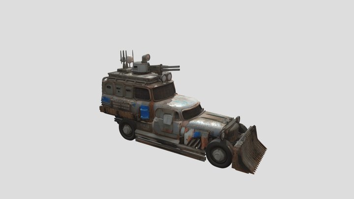 Battle Bus  -  Update. – Free 3D Model STL