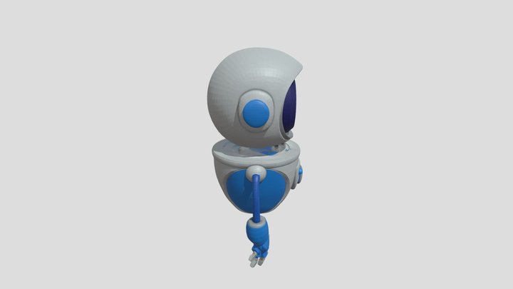 Friendly Robot 3d Model 3D Model