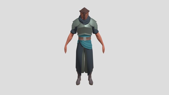 Narinn Markex - Dragonborn Fighter 3D Model