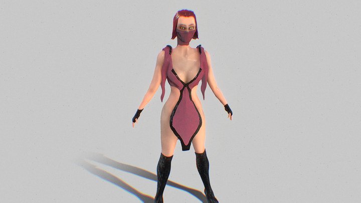 Calipso -character fighters 3D Model