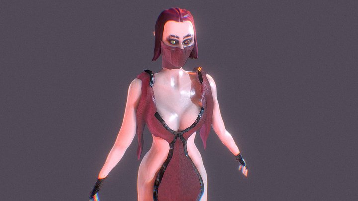 Calipso -character fighters 3D Model