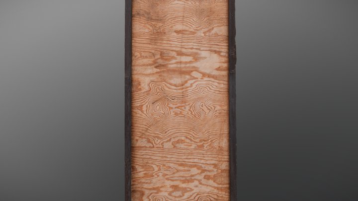 Crude wooden lumber  old board