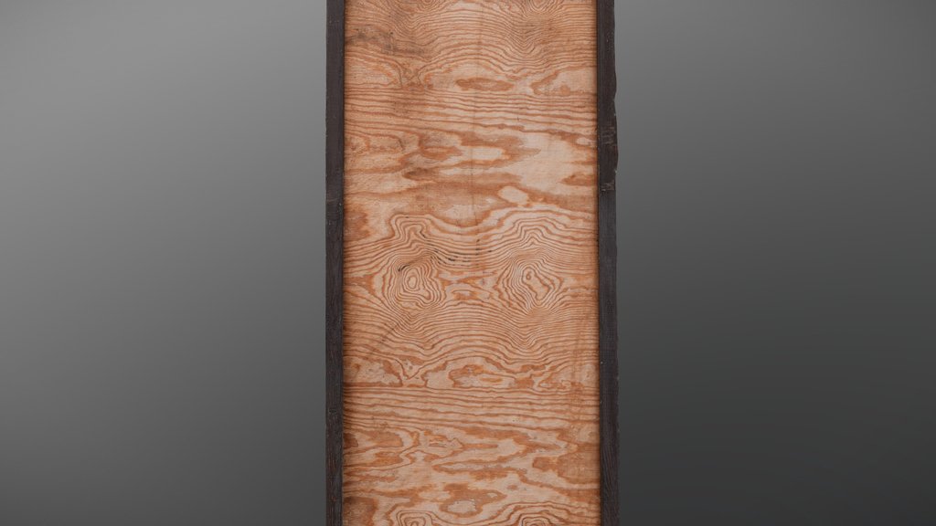 Crude wooden lumber  old board