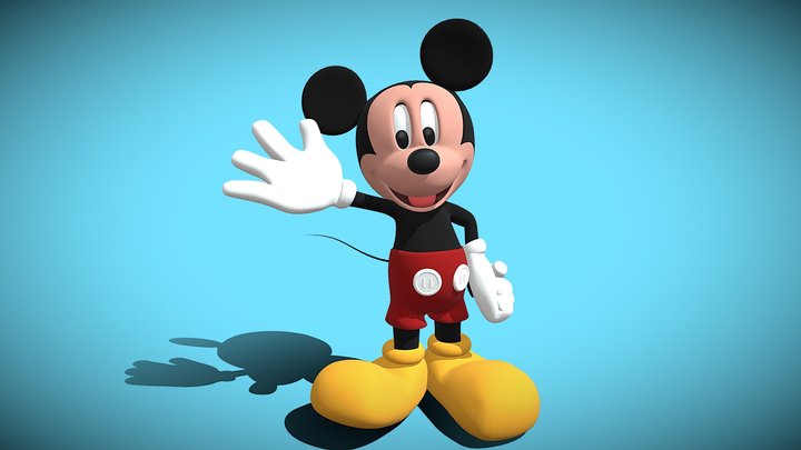Mickey Mouse - Clubhouse Version 3D Model