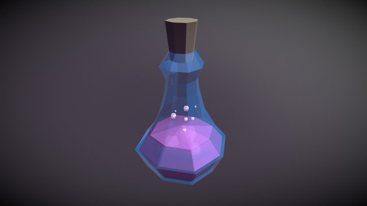 Try 1 (Blender) Bottle 3D Model