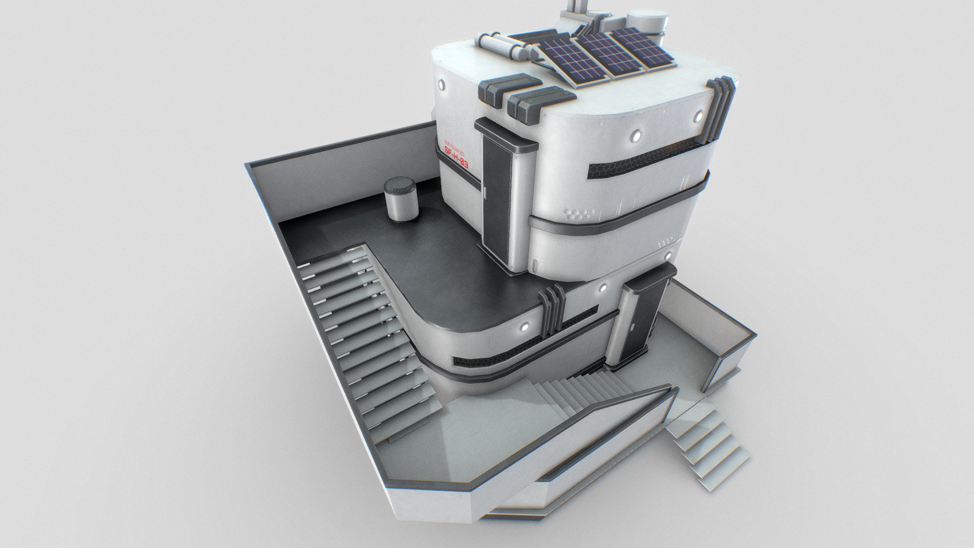 Scifi house - Buy Royalty Free 3D model by Anima Z (@Anima-Z) [c53b1ce ...