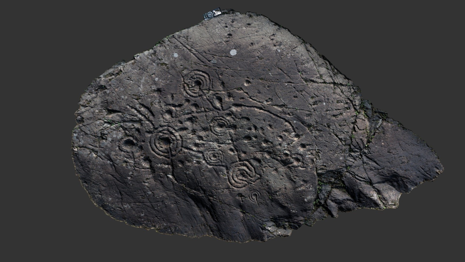 Ballygowan Cup and Ring marked rock, Kilmartin - 3D model by hfenton ...