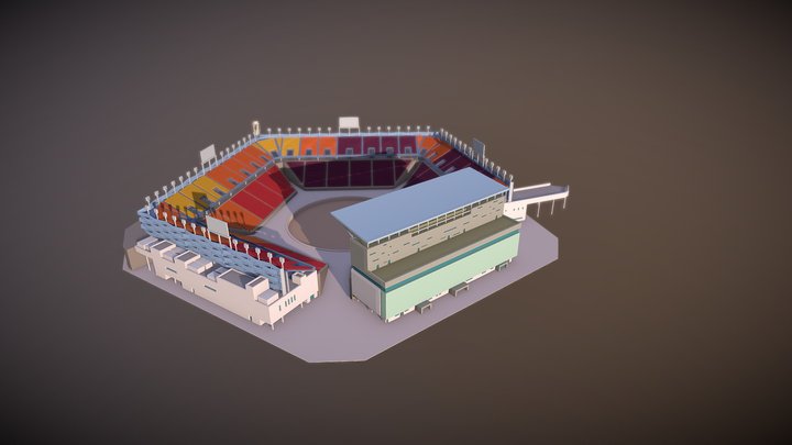 Pyeongchang Olympic Stadium 3D Model