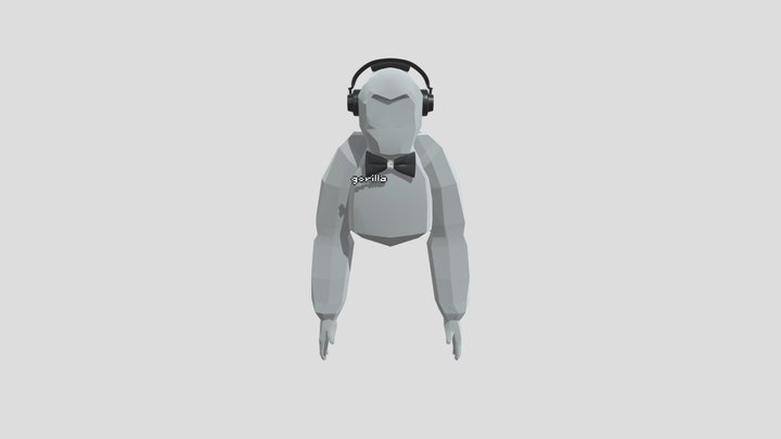 Gorilla tag ik rig from nacho engine 3D Model