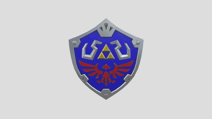 Hylian Shield 3D Model