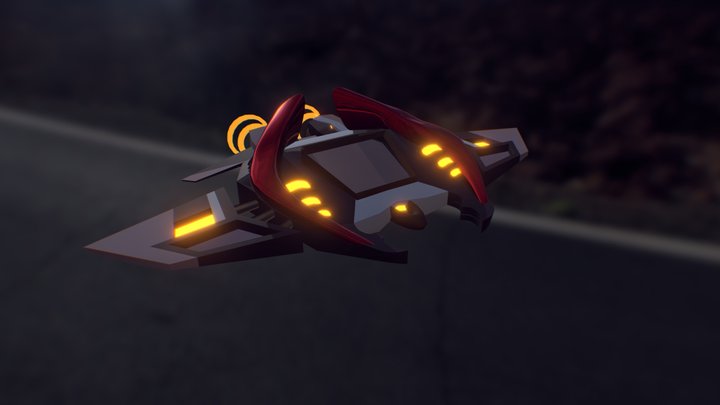 Spaceship 3D Model