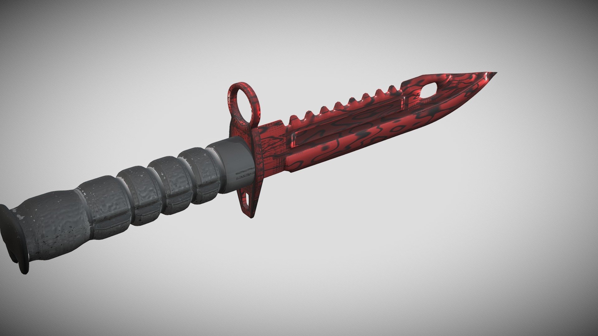 M9 Bayonet Knife High Poly